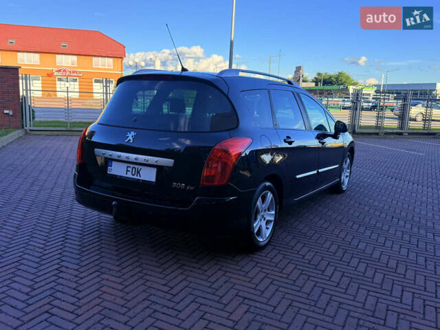 Черный Пежо 308, объемом двигателя 1.56 л и пробегом 256 тыс. км за 4999 $, фото 4 на Automoto.ua