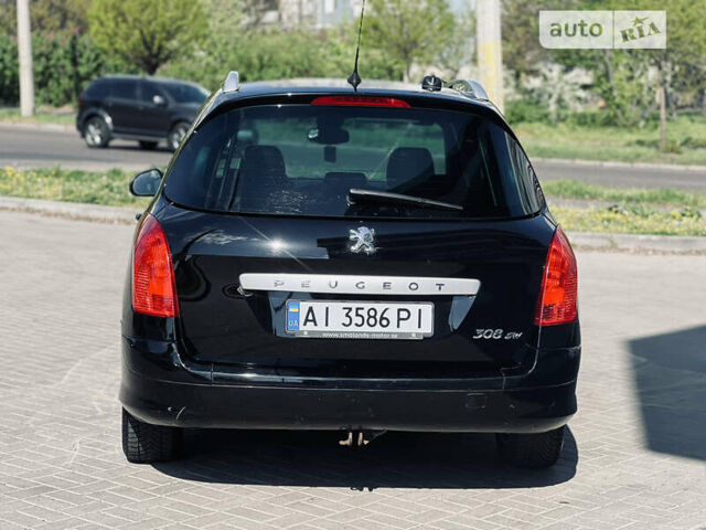 Чорний Пежо 308, об'ємом двигуна 1.6 л та пробігом 270 тис. км за 5500 $, фото 2 на Automoto.ua