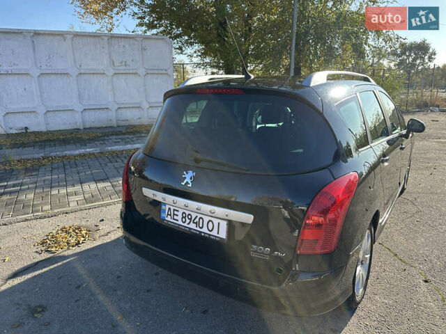Чорний Пежо 308, об'ємом двигуна 1.6 л та пробігом 236 тис. км за 5800 $, фото 2 на Automoto.ua