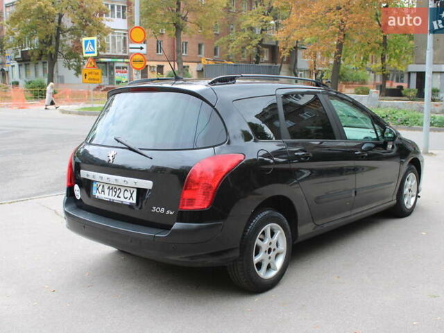 Чорний Пежо 308, об'ємом двигуна 1.4 л та пробігом 265 тис. км за 4299 $, фото 2 на Automoto.ua