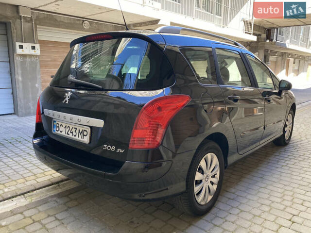 Чорний Пежо 308, об'ємом двигуна 1.6 л та пробігом 264 тис. км за 5250 $, фото 20 на Automoto.ua