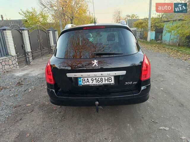 Чорний Пежо 308, об'ємом двигуна 1.6 л та пробігом 190 тис. км за 4800 $, фото 8 на Automoto.ua