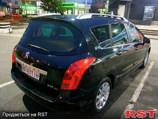 Черный Пежо 308, объемом двигателя 1.6 л и пробегом 260 тыс. км за 6500 $, фото 4 на Automoto.ua