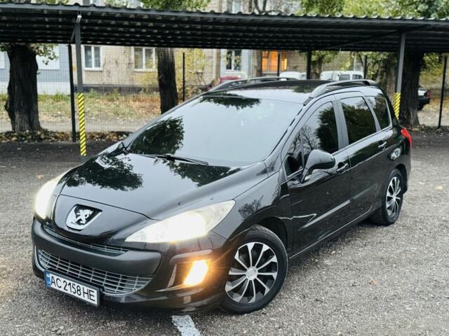 Черный Пежо 308, объемом двигателя 1.6 л и пробегом 266 тыс. км за 5300 $, фото 2 на Automoto.ua