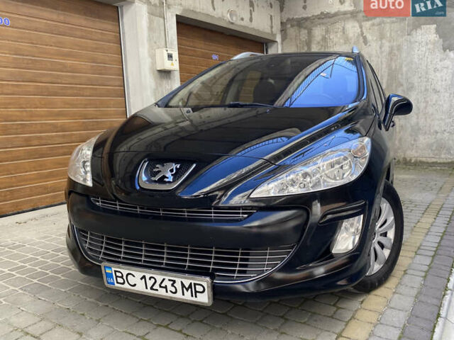 Чорний Пежо 308, об'ємом двигуна 1.6 л та пробігом 264 тис. км за 5250 $, фото 1 на Automoto.ua