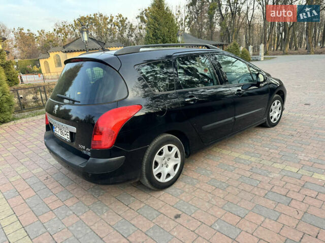 Черный Пежо 308, объемом двигателя 1.6 л и пробегом 283 тыс. км за 4700 $, фото 3 на Automoto.ua