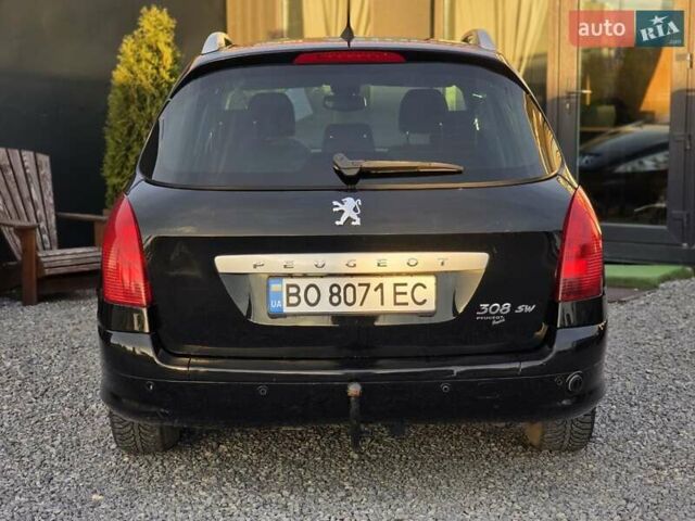 Чорний Пежо 308, об'ємом двигуна 1.6 л та пробігом 196 тис. км за 3999 $, фото 2 на Automoto.ua