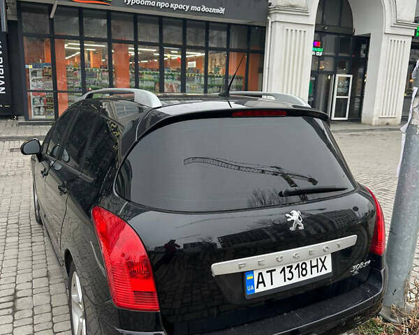 Черный Пежо 308, объемом двигателя 1.6 л и пробегом 300 тыс. км за 4599 $, фото 3 на Automoto.ua