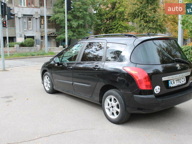 Чорний Пежо 308, об'ємом двигуна 1.4 л та пробігом 265 тис. км за 4299 $, фото 5 на Automoto.ua