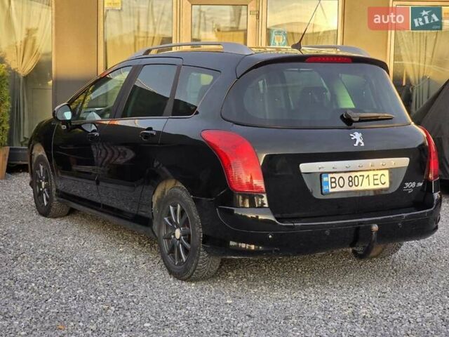 Чорний Пежо 308, об'ємом двигуна 1.6 л та пробігом 196 тис. км за 3999 $, фото 3 на Automoto.ua
