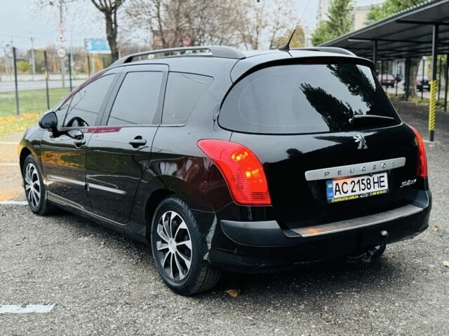 Черный Пежо 308, объемом двигателя 1.6 л и пробегом 266 тыс. км за 5300 $, фото 6 на Automoto.ua
