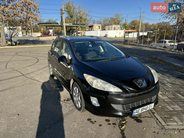 Чорний Пежо 308, об'ємом двигуна 1.6 л та пробігом 236 тис. км за 5800 $, фото 10 на Automoto.ua