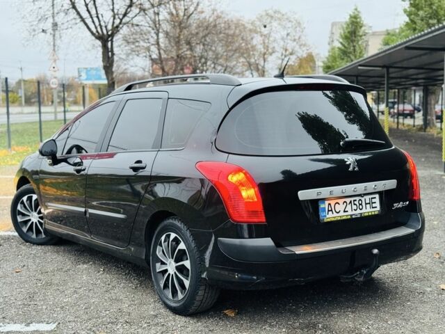 Черный Пежо 308, объемом двигателя 1.6 л и пробегом 266 тыс. км за 5300 $, фото 4 на Automoto.ua