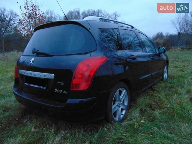 Черный Пежо 308, объемом двигателя 1.6 л и пробегом 300 тыс. км за 5500 $, фото 4 на Automoto.ua