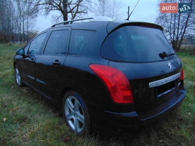 Черный Пежо 308, объемом двигателя 1.6 л и пробегом 300 тыс. км за 5500 $, фото 6 на Automoto.ua