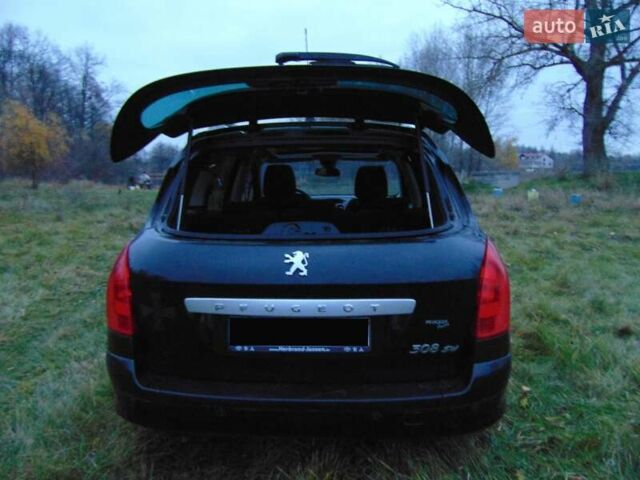 Черный Пежо 308, объемом двигателя 1.6 л и пробегом 300 тыс. км за 5500 $, фото 5 на Automoto.ua