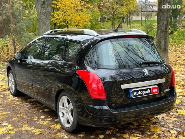 Черный Пежо 308, объемом двигателя 1.6 л и пробегом 220 тыс. км за 6390 $, фото 8 на Automoto.ua