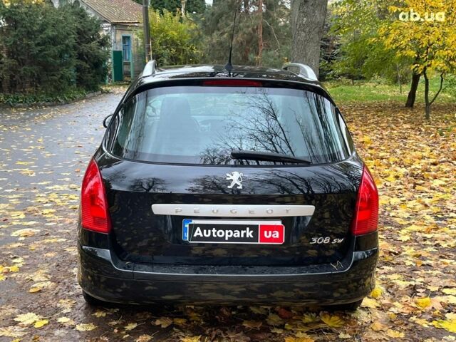 Черный Пежо 308, объемом двигателя 1.6 л и пробегом 220 тыс. км за 6390 $, фото 9 на Automoto.ua