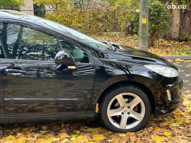 Черный Пежо 308, объемом двигателя 1.6 л и пробегом 220 тыс. км за 6390 $, фото 13 на Automoto.ua