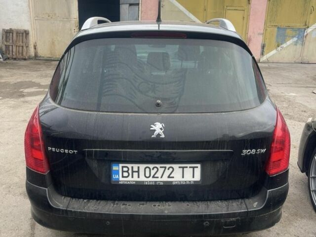 Черный Пежо 308, объемом двигателя 1.6 л и пробегом 260 тыс. км за 3600 $, фото 1 на Automoto.ua