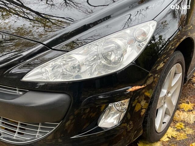 Черный Пежо 308, объемом двигателя 1.6 л и пробегом 220 тыс. км за 6390 $, фото 5 на Automoto.ua