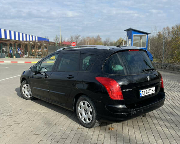 Черный Пежо 308, объемом двигателя 1.6 л и пробегом 206 тыс. км за 6200 $, фото 3 на Automoto.ua