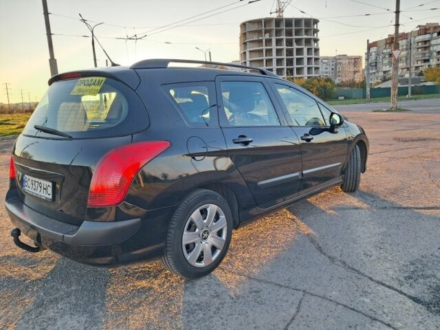 Черный Пежо 308, объемом двигателя 1.6 л и пробегом 220 тыс. км за 5700 $, фото 1 на Automoto.ua