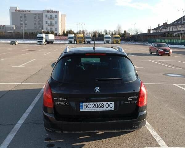 Черный Пежо 308, объемом двигателя 1.6 л и пробегом 252 тыс. км за 7100 $, фото 6 на Automoto.ua