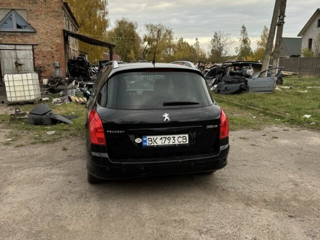 Чорний Пежо 308, об'ємом двигуна 1.6 л та пробігом 138 тис. км за 4500 $, фото 3 на Automoto.ua