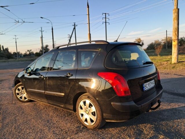 Черный Пежо 308, объемом двигателя 1.6 л и пробегом 220 тыс. км за 5700 $, фото 2 на Automoto.ua