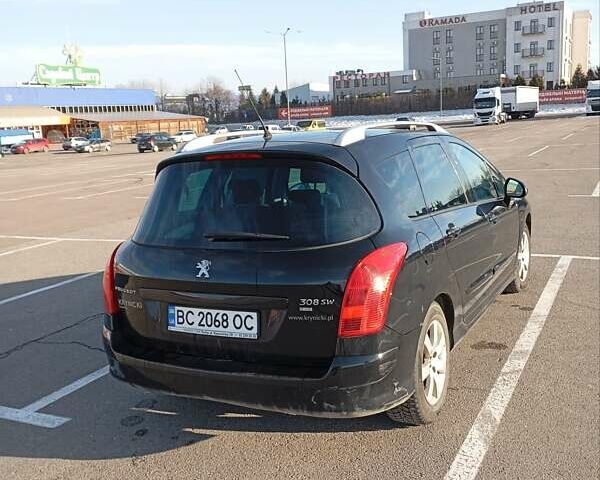 Черный Пежо 308, объемом двигателя 1.6 л и пробегом 252 тыс. км за 7100 $, фото 7 на Automoto.ua