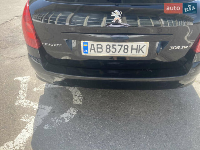 Черный Пежо 308, объемом двигателя 2 л и пробегом 250 тыс. км за 7199 $, фото 9 на Automoto.ua