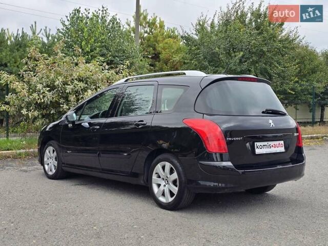 Черный Пежо 308, объемом двигателя 1.6 л и пробегом 161 тыс. км за 6499 $, фото 5 на Automoto.ua