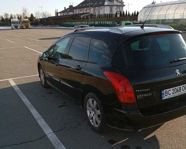 Черный Пежо 308, объемом двигателя 1.6 л и пробегом 252 тыс. км за 7100 $, фото 5 на Automoto.ua