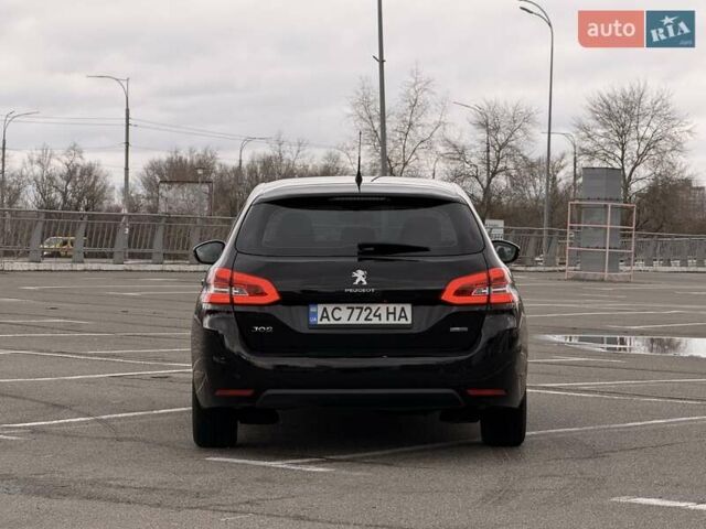 Черный Пежо 308, объемом двигателя 1.6 л и пробегом 296 тыс. км за 7800 $, фото 5 на Automoto.ua