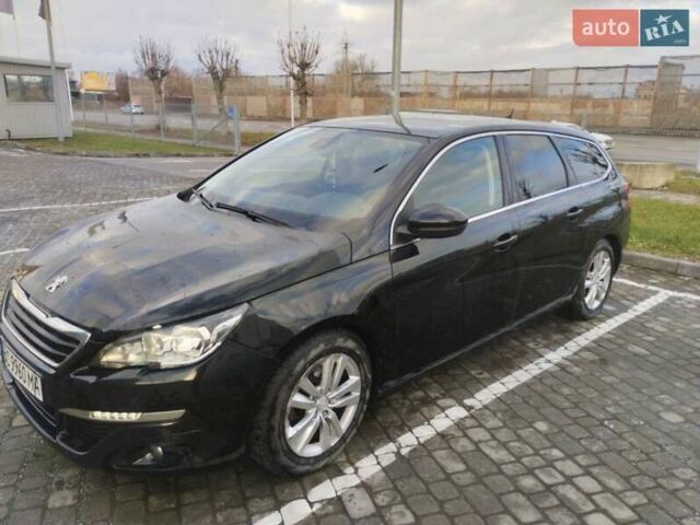 Черный Пежо 308, объемом двигателя 1.56 л и пробегом 320 тыс. км за 9001 $, фото 1 на Automoto.ua