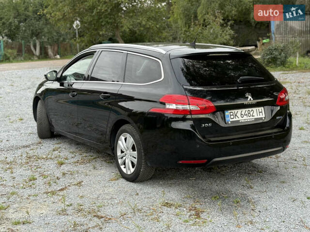 Черный Пежо 308, объемом двигателя 1.56 л и пробегом 197 тыс. км за 8500 $, фото 7 на Automoto.ua