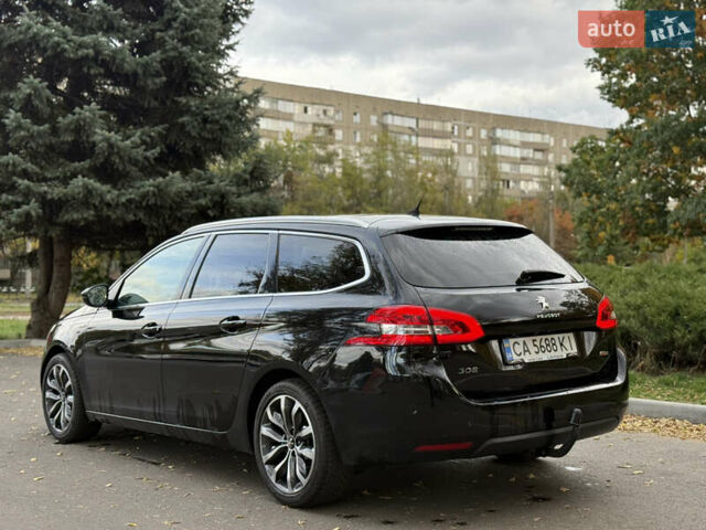 Черный Пежо 308, объемом двигателя 2 л и пробегом 211 тыс. км за 11999 $, фото 17 на Automoto.ua