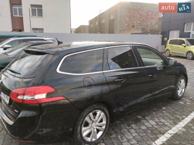 Черный Пежо 308, объемом двигателя 1.56 л и пробегом 320 тыс. км за 9001 $, фото 3 на Automoto.ua