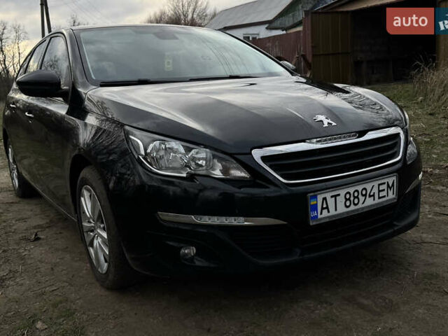 Чорний Пежо 308, об'ємом двигуна 2 л та пробігом 257 тис. км за 11199 $, фото 1 на Automoto.ua