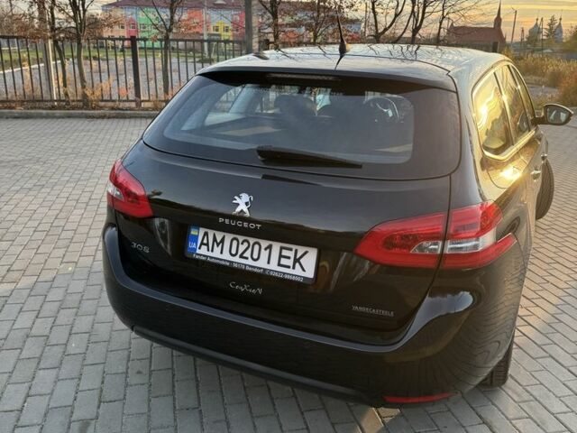 Черный Пежо 308, объемом двигателя 1.56 л и пробегом 286 тыс. км за 9500 $, фото 3 на Automoto.ua