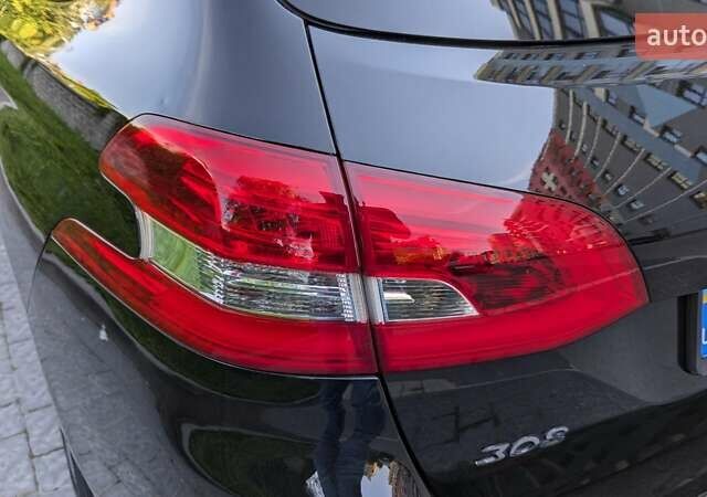 Черный Пежо 308, объемом двигателя 1.56 л и пробегом 230 тыс. км за 10200 $, фото 5 на Automoto.ua