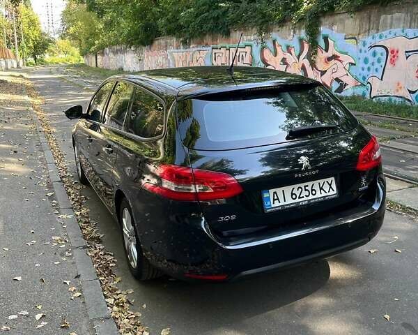 Чорний Пежо 308, об'ємом двигуна 1.56 л та пробігом 191 тис. км за 9900 $, фото 5 на Automoto.ua