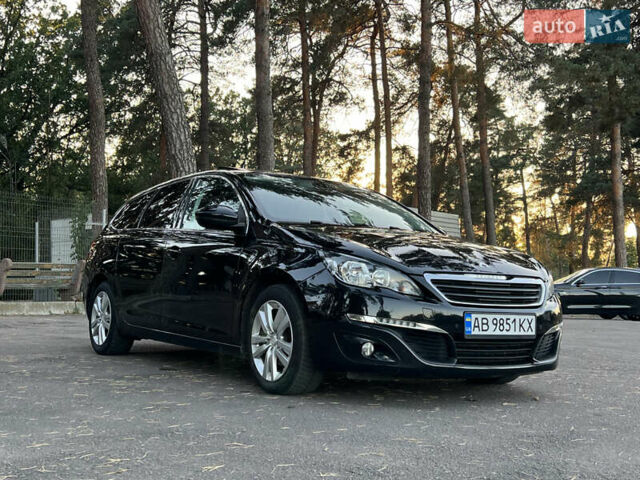Черный Пежо 308, объемом двигателя 1.56 л и пробегом 274 тыс. км за 7900 $, фото 1 на Automoto.ua