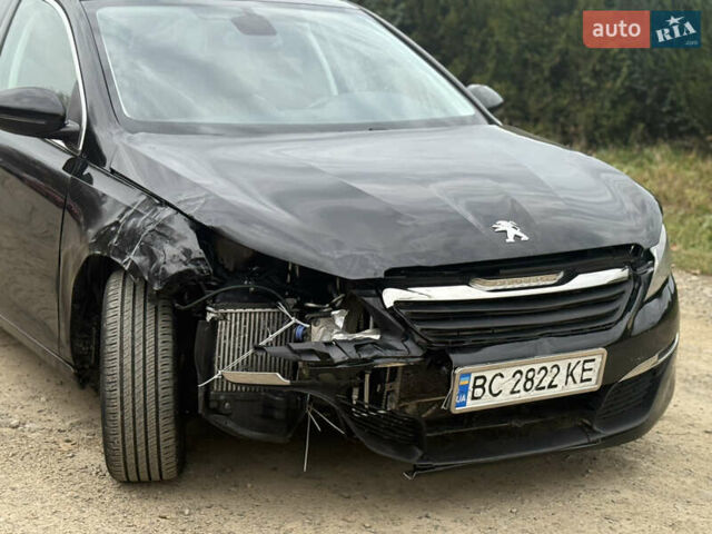 Черный Пежо 308, объемом двигателя 1.56 л и пробегом 198 тыс. км за 5799 $, фото 14 на Automoto.ua