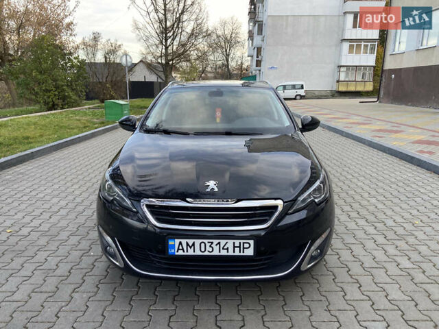 Чорний Пежо 308, об'ємом двигуна 2 л та пробігом 224 тис. км за 12200 $, фото 2 на Automoto.ua