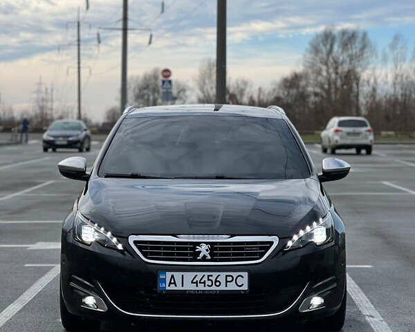 Черный Пежо 308, объемом двигателя 1.56 л и пробегом 240 тыс. км за 12300 $, фото 2 на Automoto.ua
