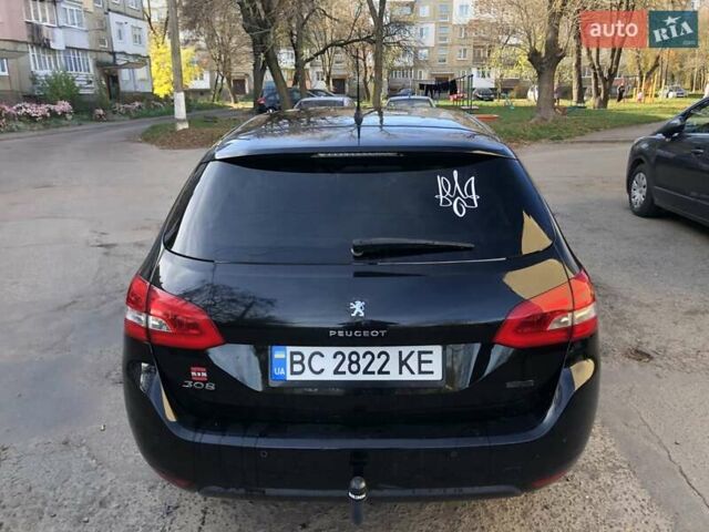 Черный Пежо 308, объемом двигателя 1.56 л и пробегом 190 тыс. км за 6999 $, фото 9 на Automoto.ua