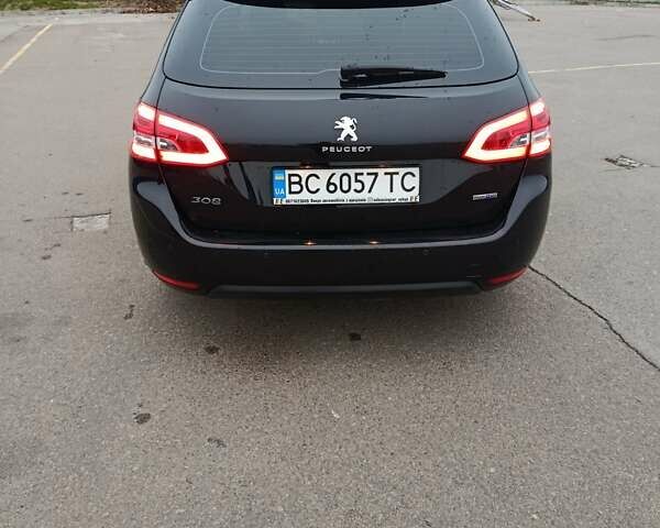 Чорний Пежо 308, об'ємом двигуна 1.56 л та пробігом 163 тис. км за 10400 $, фото 11 на Automoto.ua