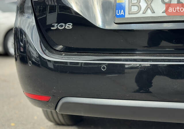 Черный Пежо 308, объемом двигателя 1.56 л и пробегом 277 тыс. км за 10500 $, фото 7 на Automoto.ua
